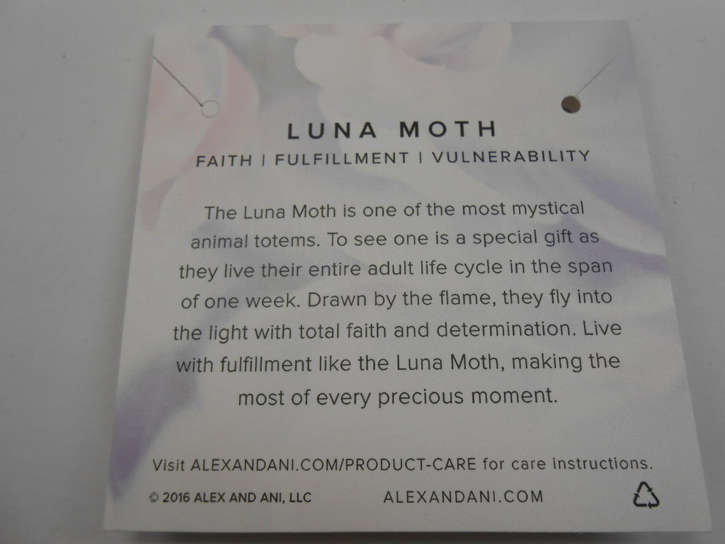 Alex and Ani Luna Moth Expandable Rafaelian Yellow Bangle Bracelet