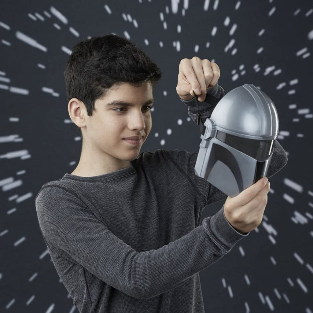 Star Wars The Mandalorian Mask, Children's Half Mask, Ages 5 and up