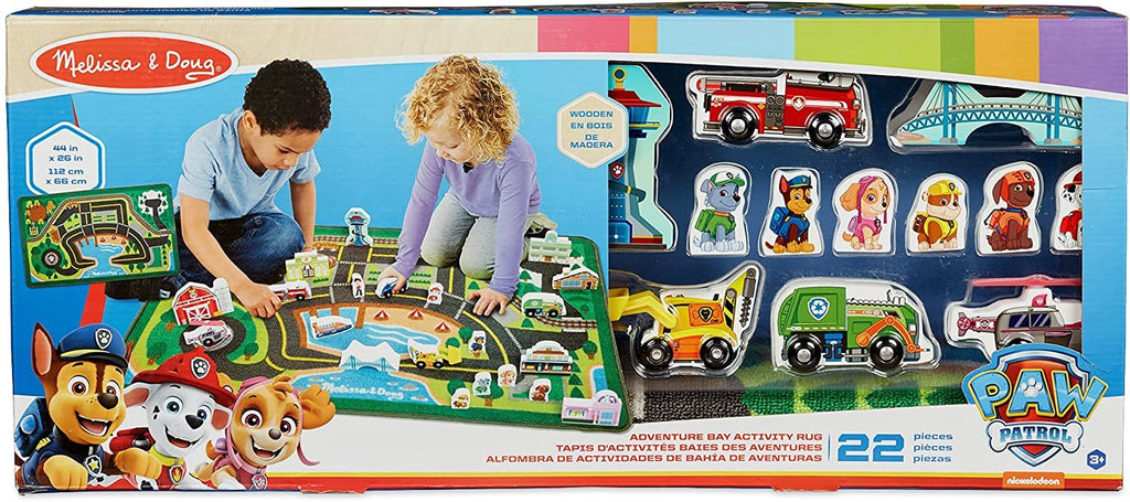 Melissa & Doug PAW Patrol Activity Rug - Adventure Bay (22 Pieces)