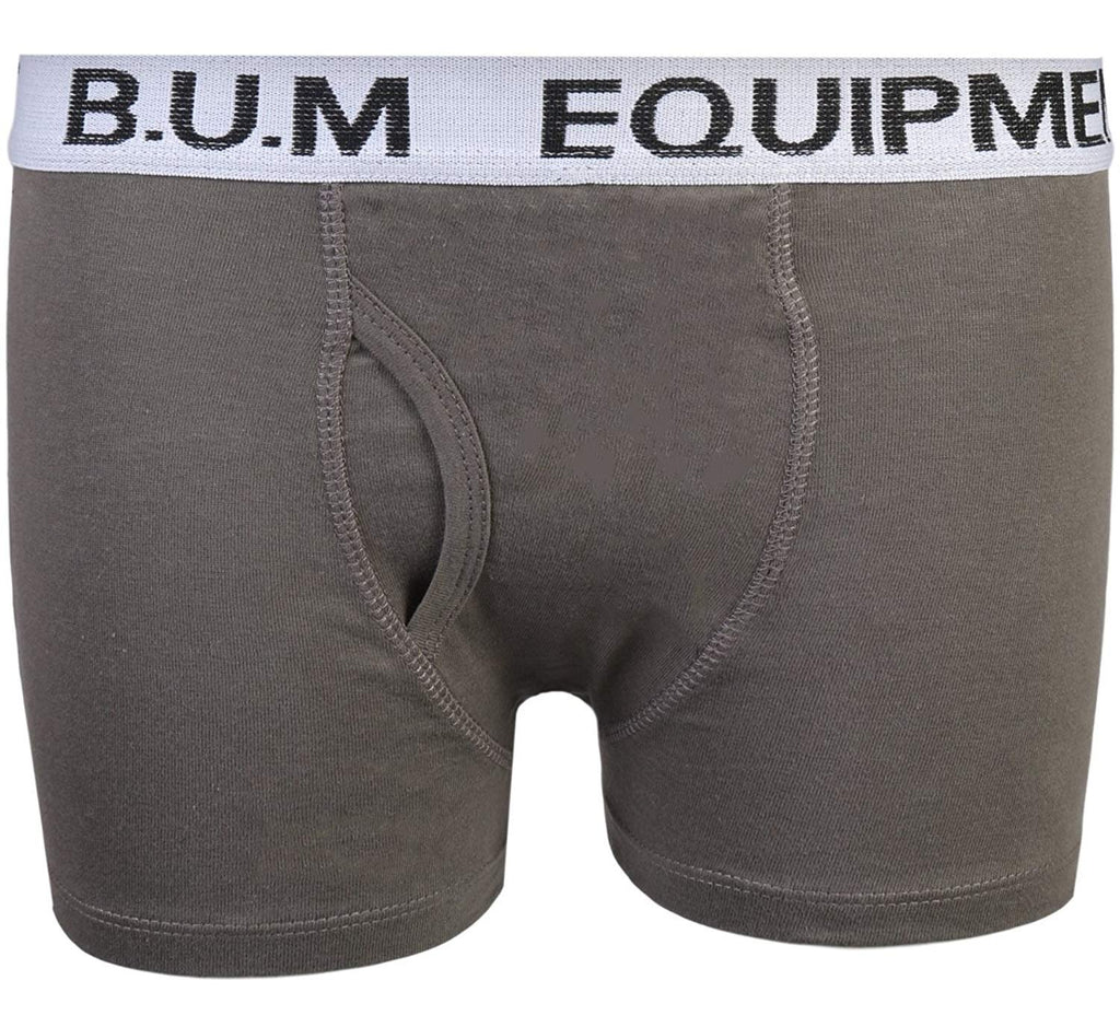 B.U.M. Equipment Boys 10 Pack Solid Boxer Briefs Underwear