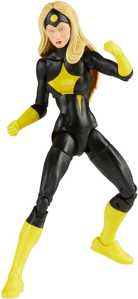 Marvel Legends Series 6-inch Darkstar Action Figure Toy, Premium Design and Articulation, Includes 2 Accessories and 1 Build-A-Figure Part
