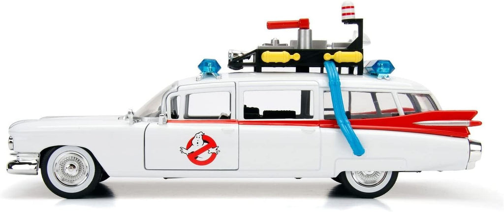 Jada Toys Hollywood Rides: Ghostbusters ECTO-1 White 1: 24 Scale