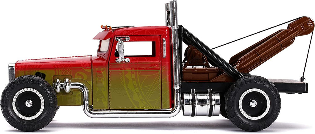 Fast & Furious Presents: Hobbs & Shaw Hobbs' 1:24 Custom Peterbilt Truck Die-cast Car, Toys for Kids and Adults