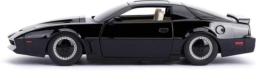 Jada 1: 24 Hollywood Rides Knight Rider KITT with Light Pontiac Firebird 30086, Black