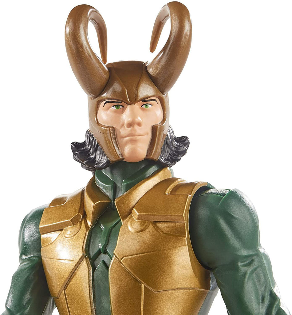 Avengers Marvel Titan Hero Series Blast Gear Loki Action Figure, 12" Toy, Inspired by The Marvel Universe, for Kids Ages 4 & Up