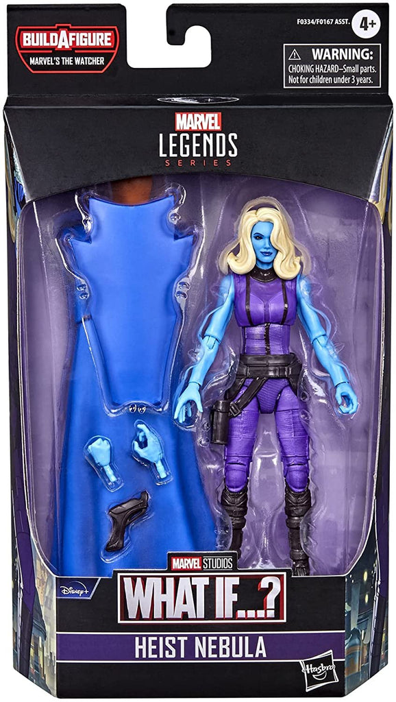 Marvel Legends Series 6-inch Scale Action Figure Toy Heist Nebula, Premium Design, 1 Figure, 1 Accessory, and 2 Build-a-Figure Parts