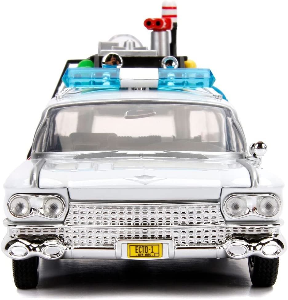 Jada Toys Hollywood Rides: Ghostbusters ECTO-1 White 1: 24 Scale
