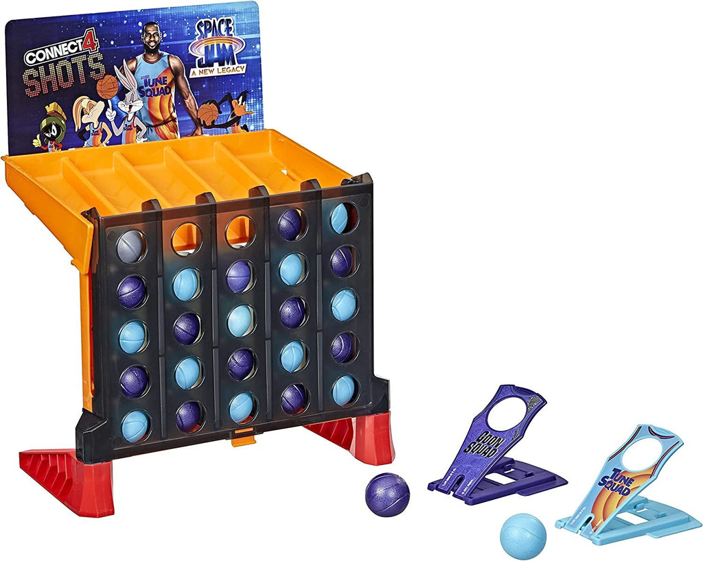 Hasbro Gaming Connect 4 Shots: Space Jam A New Legacy Edition Game, Inspired by The Movie with Lebron James, Fast-Action Game for Kids Ages 8 and Up , Blue