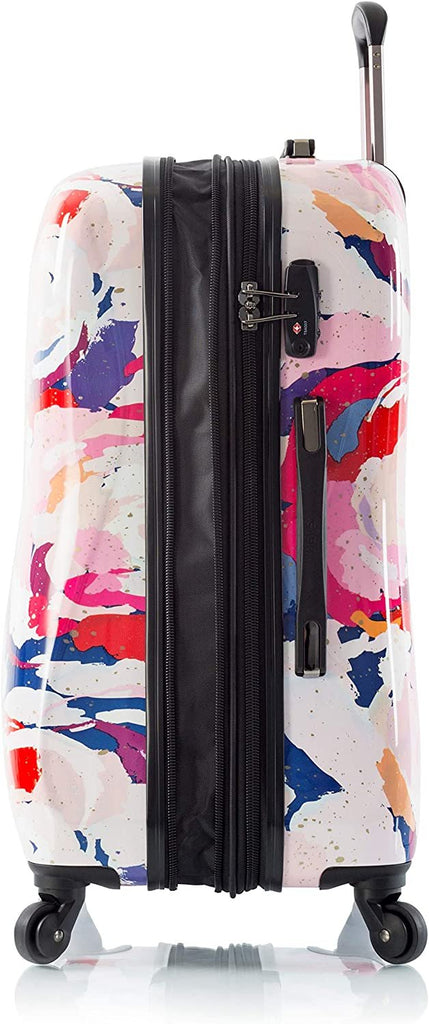 Heys America Spring Blossom Fashion 21" Carry-On Spinner Luggage With TSA Lock