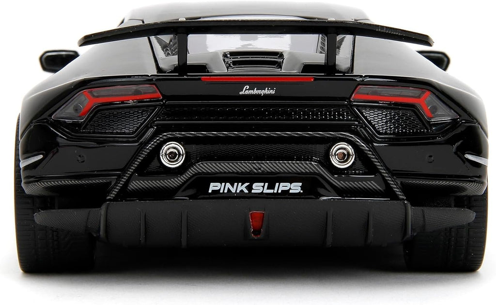 Pink Slips 1:24 Lamborghini Huracan Performante Die-Cast Car, Toys for Kids and Adults(Grey/Black Gradient)