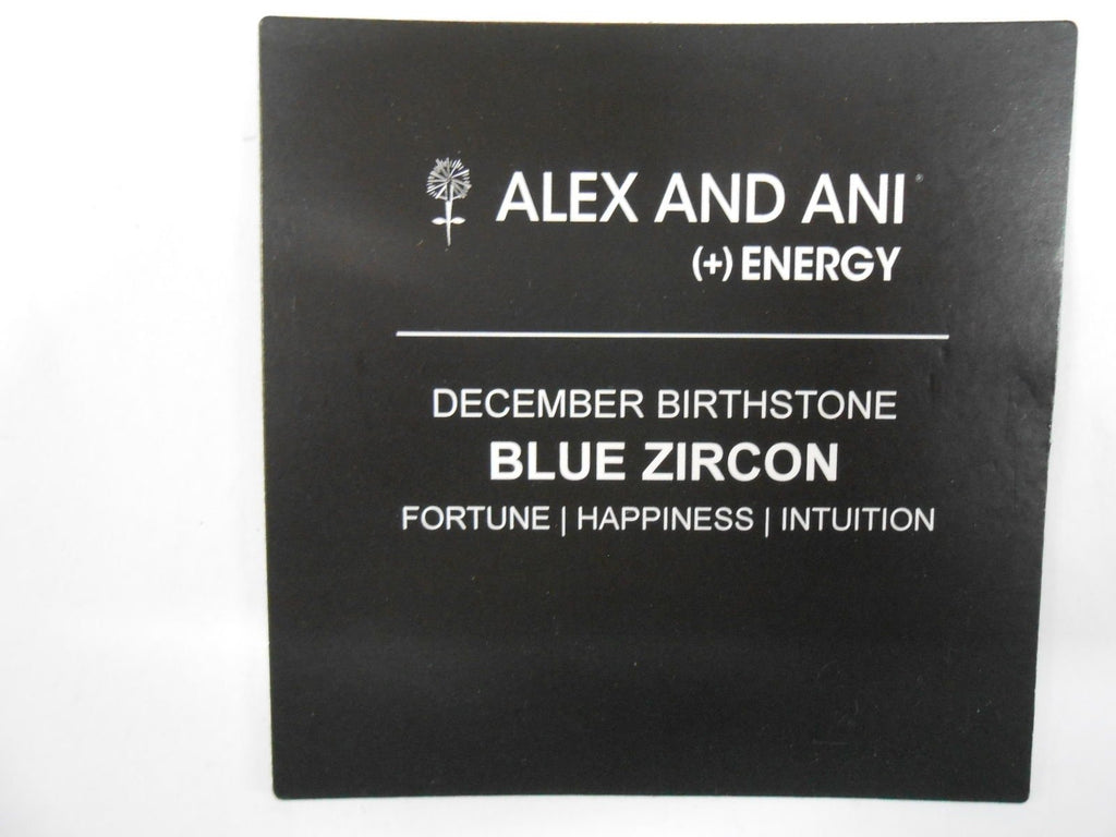 Alex and Ani Bangle Bar Imitation Birthstone Bangle Bracelet, 2.75"