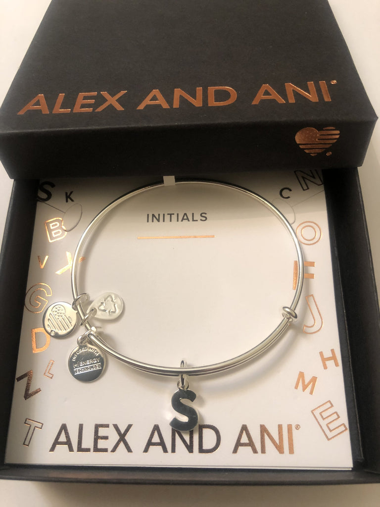 Alex and Ani Initial S III Bangle Bracelet