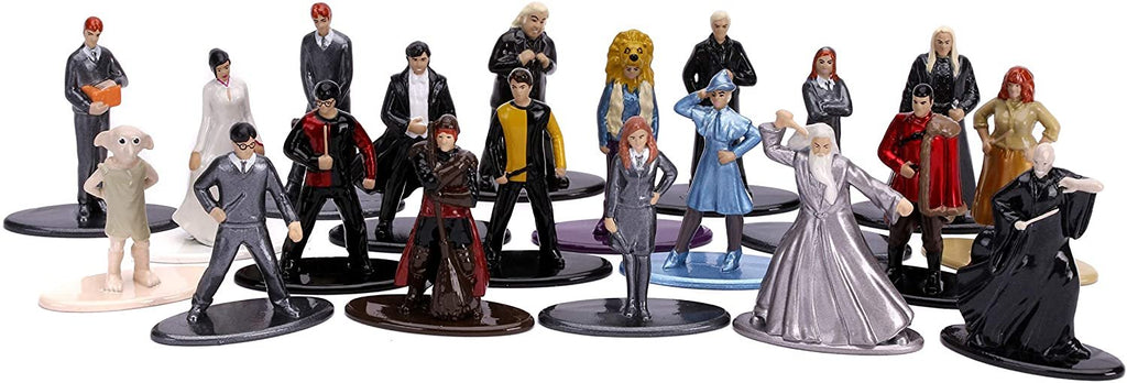Jada Toys Harry Potter 1.65" Die-cast Metal Collectible Figures 20-Pack Wave 4, Toys for Kids and Adults, Silver