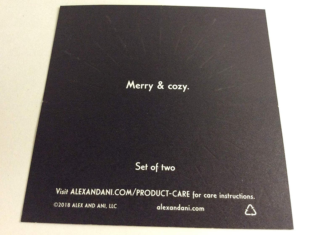 Alex and Ani Warmest Wishes Set of 2 Bangle Bracelet Rose Gold Tag Box Card