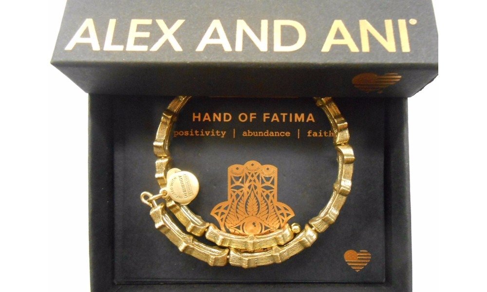 Alex and Ani Hand of Fatima Wrap Bracelet