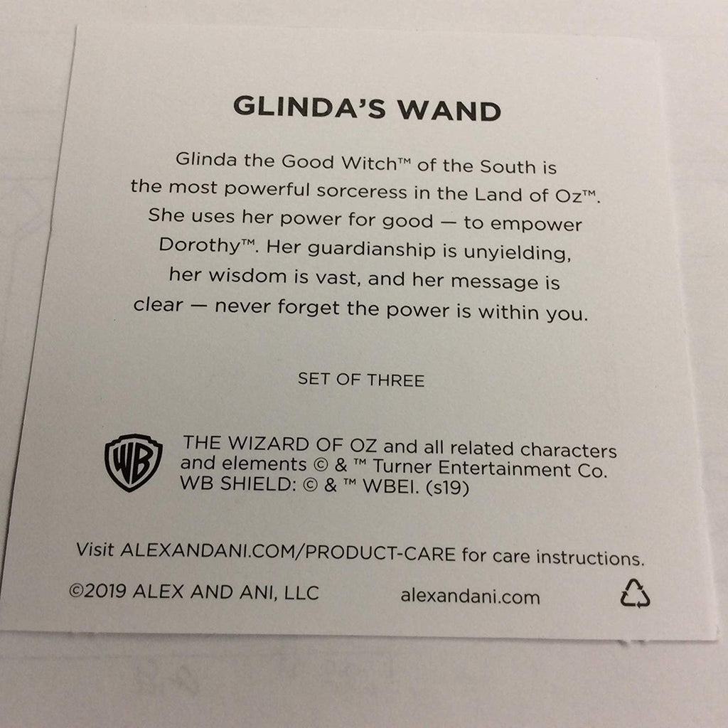 Alex and Ani Wizard of Oz, Glinda's Wand Set of 3 Bangle Bracelet Rafaelian Rose Gold One Size