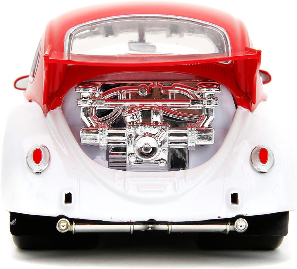 Punch Buggy Slug Bug 1:24 1959 Volkswagen Drag Beetle Die-Cast Car, Toys for Kids and Adults