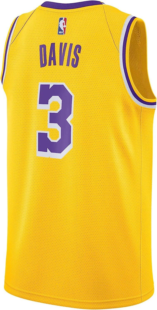 Anthony Davis Los Angeles Lakers #3 Youth 8-20 Yellow Icon Edition Swingman Jersey