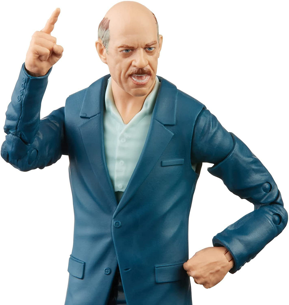 Spider-Man Marvel Legends Series J. Jonah Jameson 6-inch Collectible Action Figure Toy, 3 Accessories and 1 Build-A-Figure Part(s)