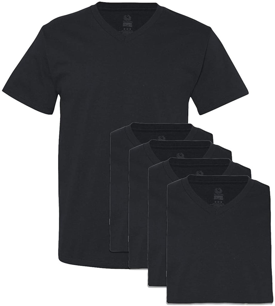 Fruit of the Loom Men's V-Neck Tee (Pack of 5)