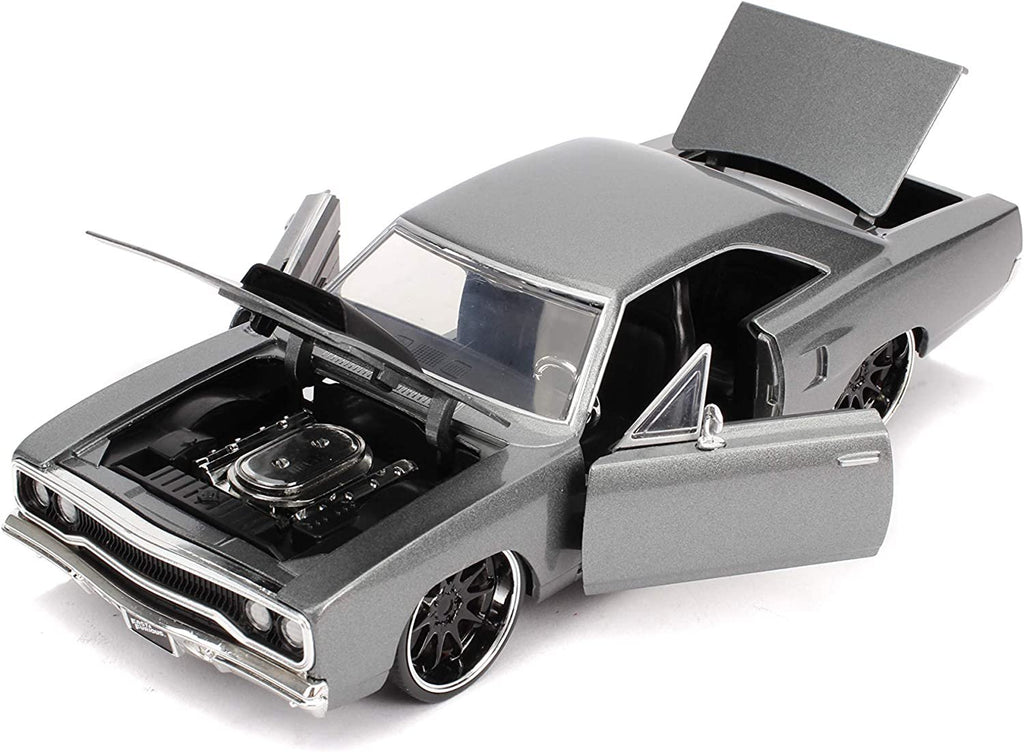 Fast & Furious 1:24 Dom's 1970 Plymouth Roadrunner Die-cast Car, Toys for Kids and Adults