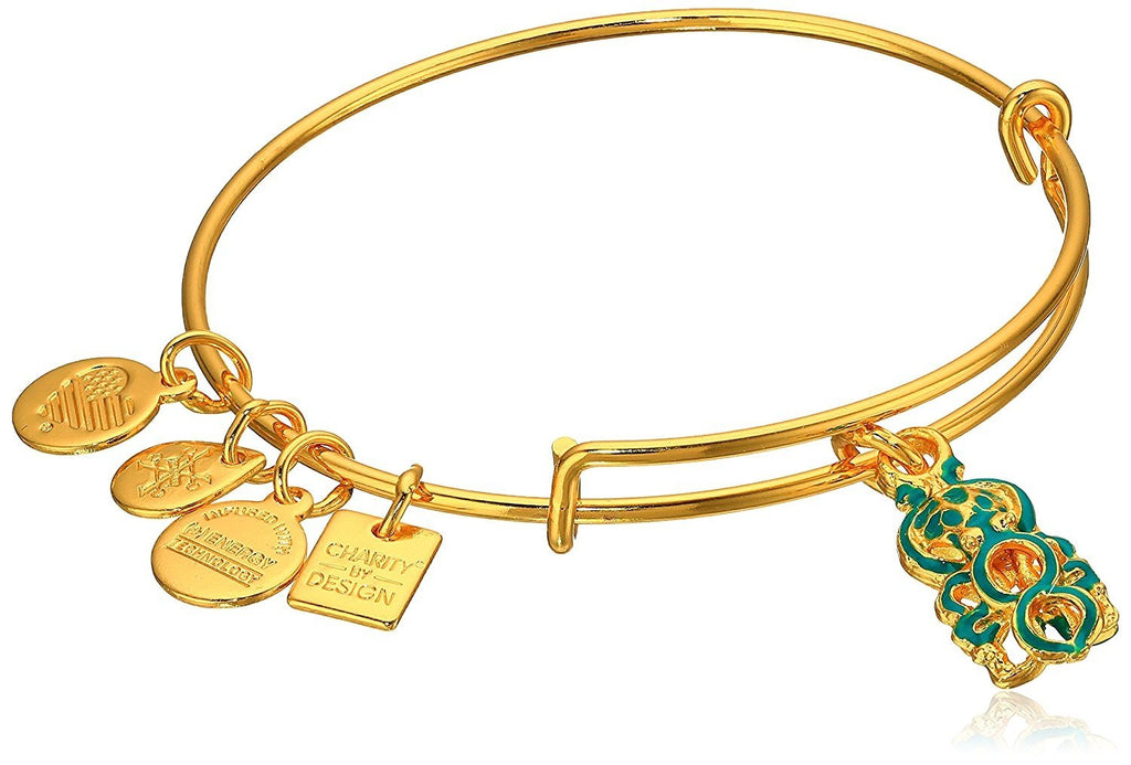 Alex and Ani Womens Charity By Design Octopus Bangle