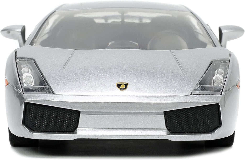 Jada Toys Hyper-Spec 1:24 Lamborghini Gallardo Superleggera Die-cast Car Silver, Toys for Kids and Adults