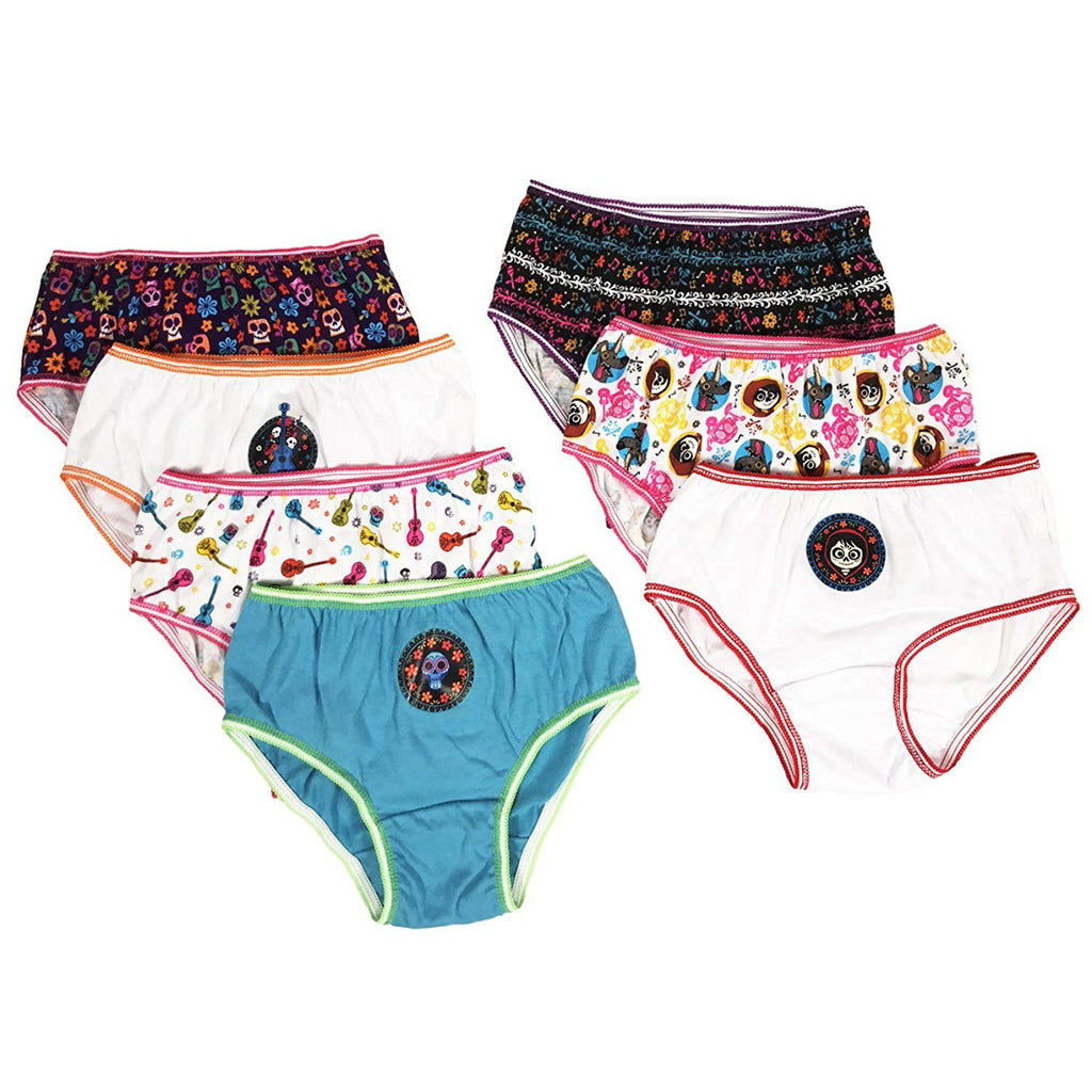 Disney Girls' Coco 7-Pack Underwear Panties – sandstormusa
