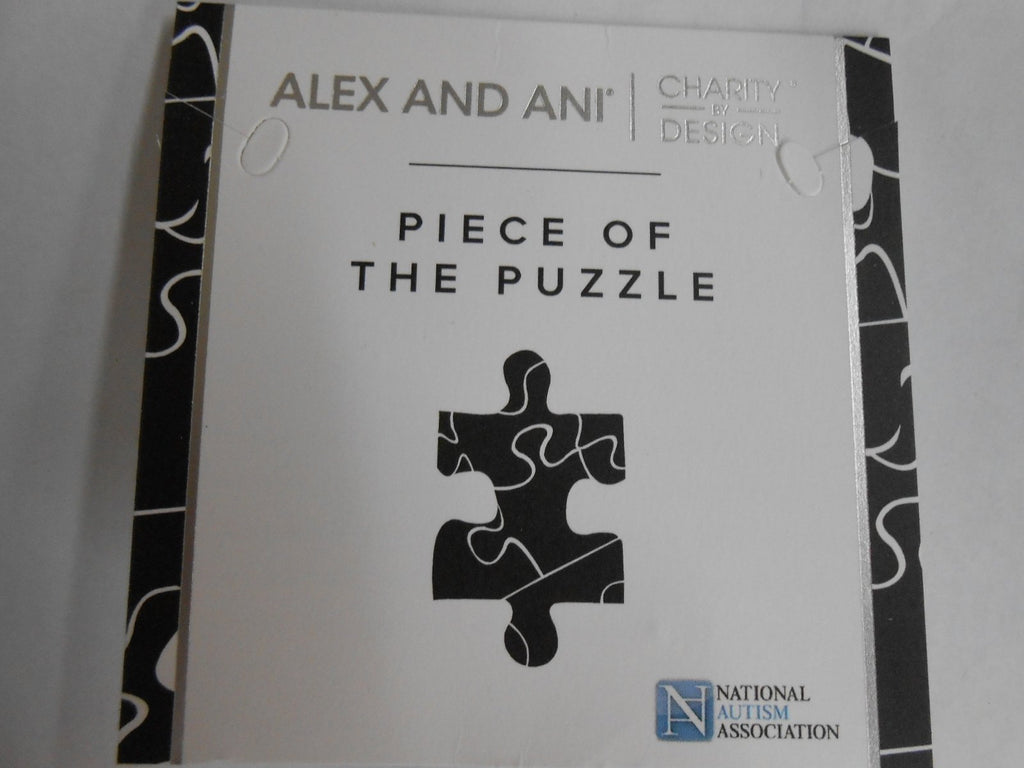 Alex and Ani Women's Piece Of The Puzzle Charm Bangle Rafaelian Gold Finish Bracelet
