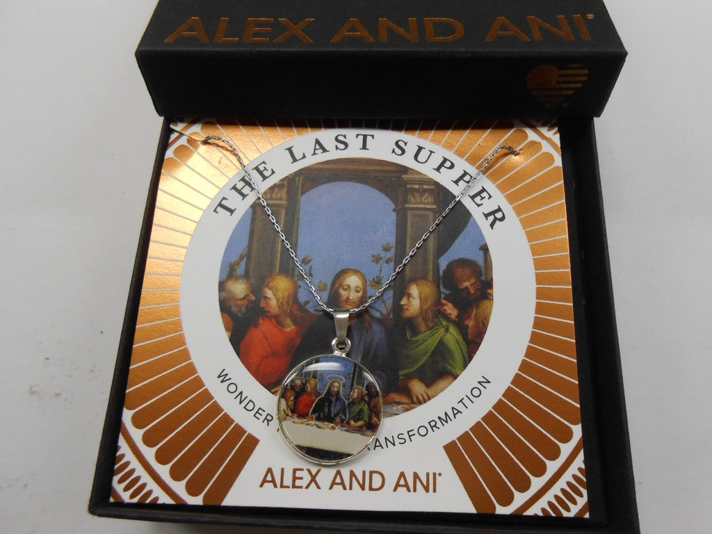 Alex and Ani Holy Ones, The Last Supper Silver Expandable Necklace, A16EN29SS