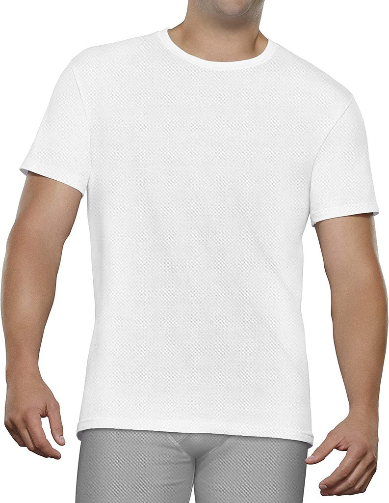 Fruit of the Loom mens Breathable Cotton Undershirts (Regular and Big & Tall) Shirt, Big Man - 3 Pack White, 4X-Large US