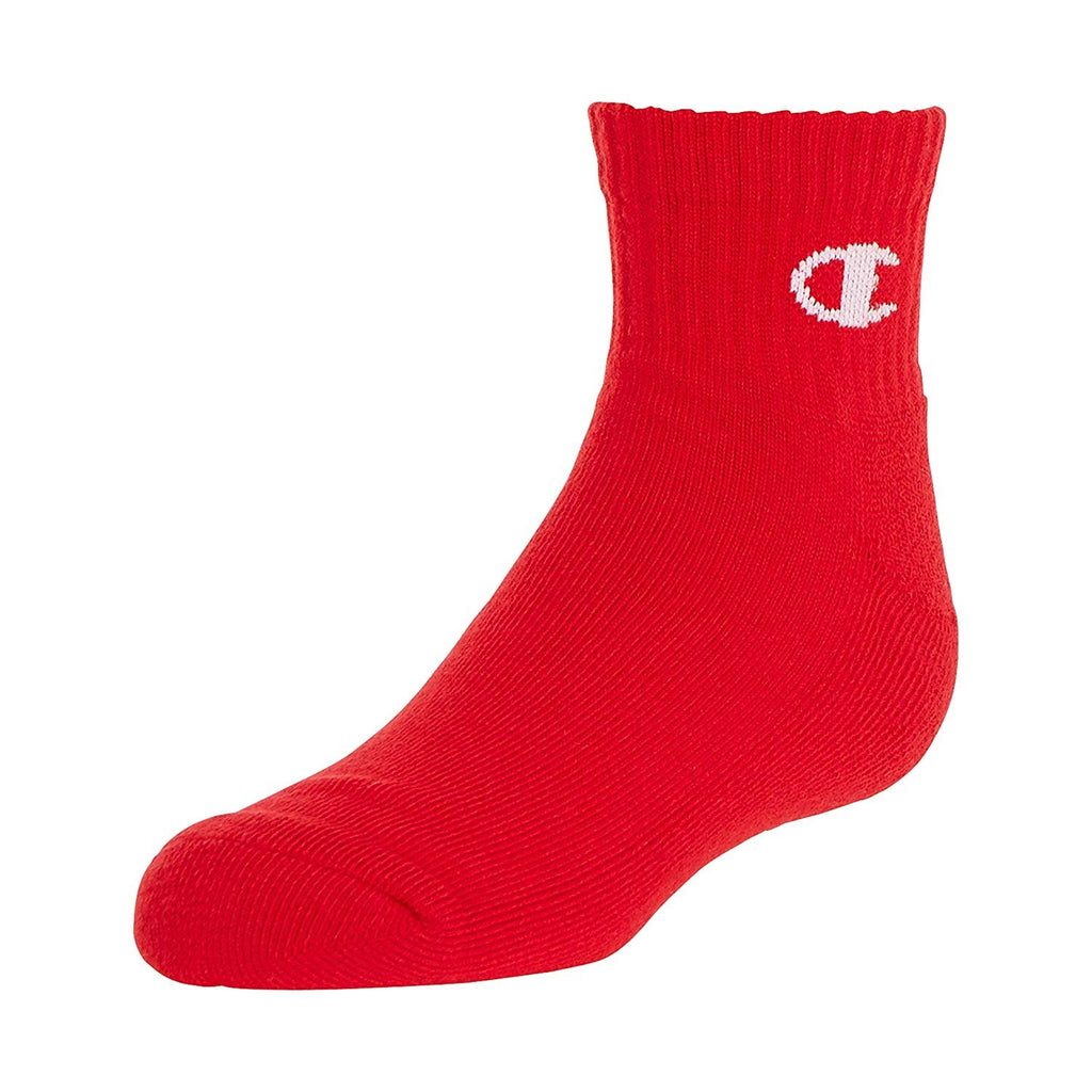 Champion Kids' Big 6-Pack Socks in Quarter Or Low Cut