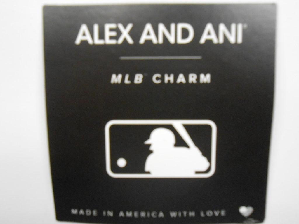 Alex and Ani "Major League Baseball" Sports Logo Expandable Wire Bangle Bracelet, 7.75"