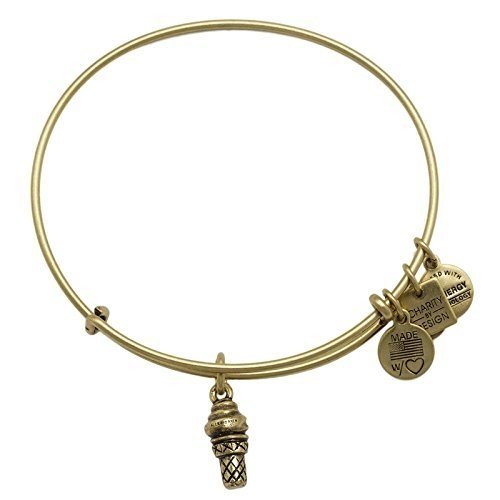 Alex and Ani Sweet Treats Charm Bangle Bracelet Rafaelian Gold Finish, CBD14STRG