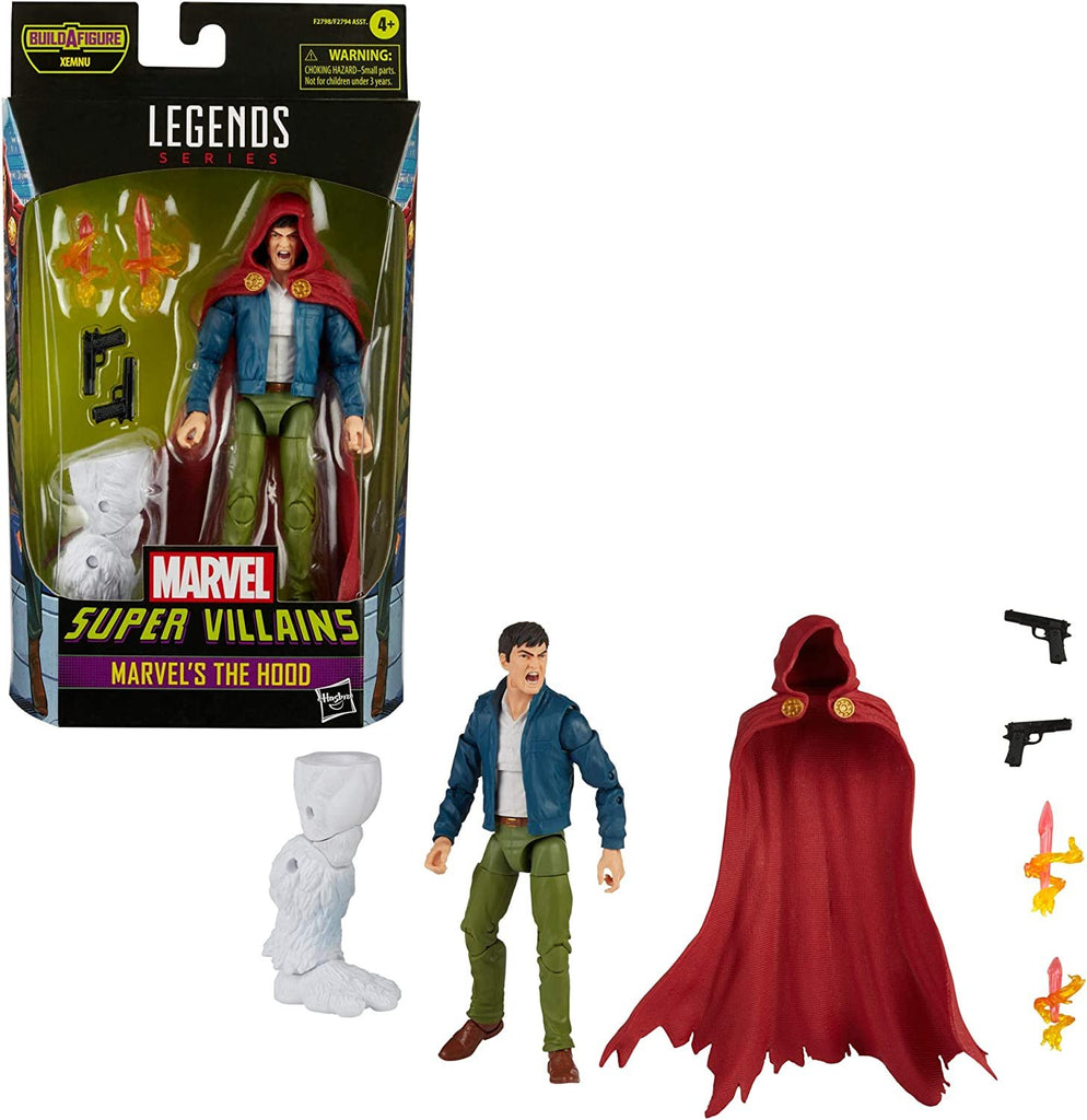 Marvel Hasbro Legends Series 6-inch Collectible Action The Hood Figure, Includes 4 Accessories and 1 Build-A-Figure Part