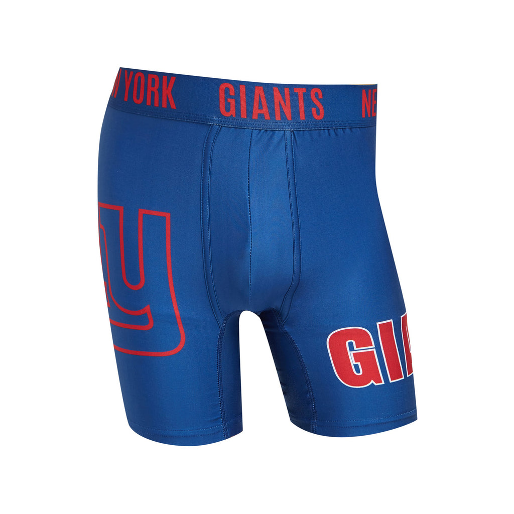 New York Giants Mens Boxer Briefs NFL Performance Active Underwear M-2X
