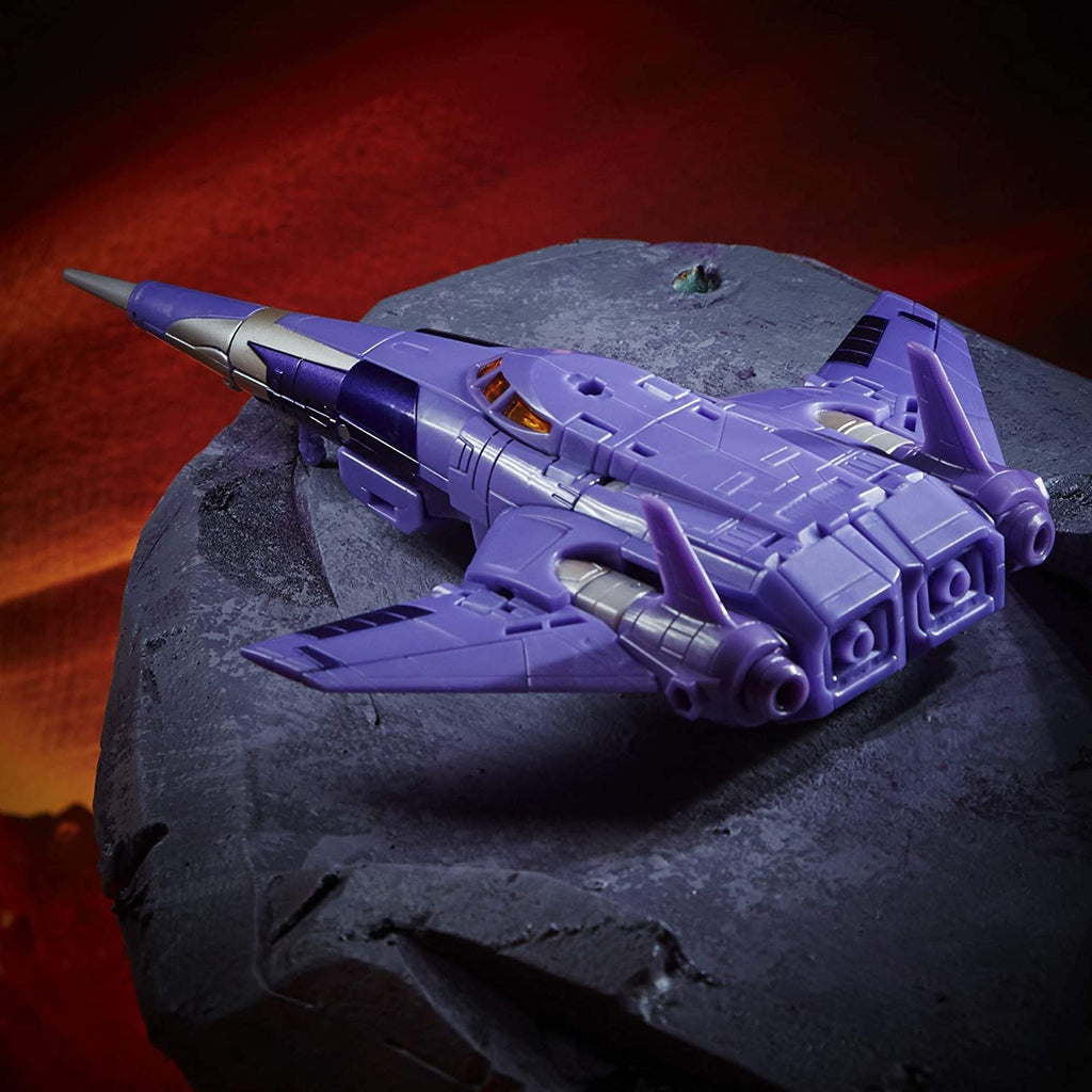 Transformers Toys Generations War for Cybertron: Kingdom Voyager WFC-K9 Cyclonus Action Figure - Kids Ages 8 and Up, 7-inch