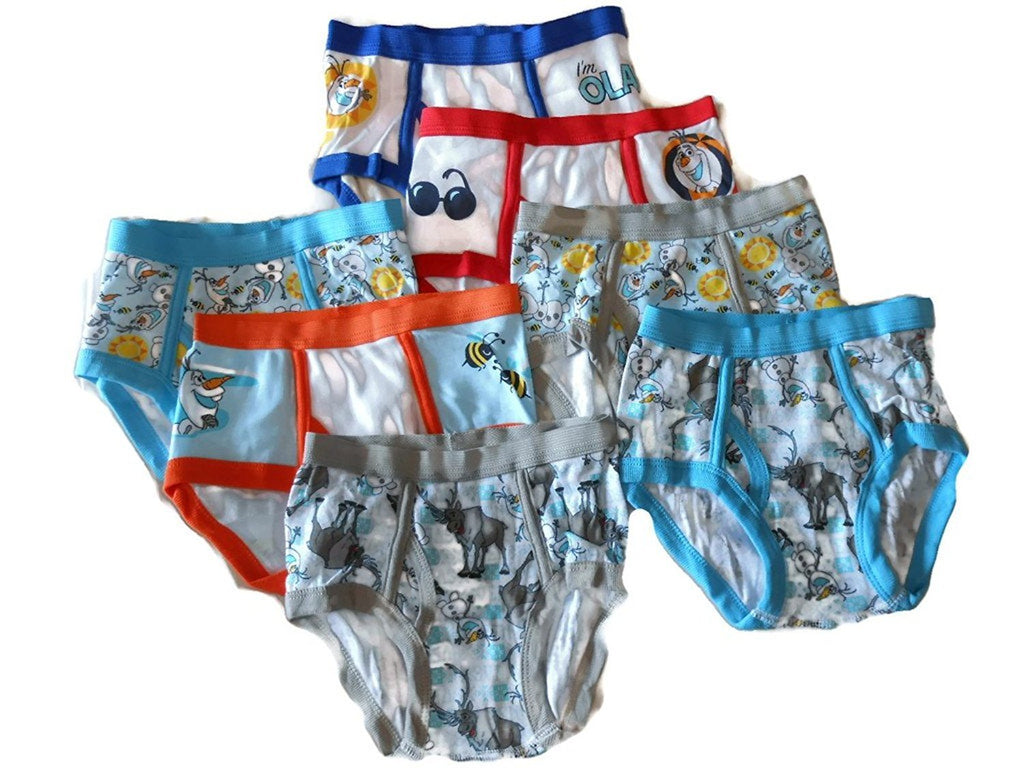 Disney Little Boys' Toddler Frozen Olaf 7-Pack Briefs