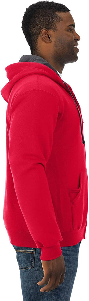 Fruit of the Loom Mens Full-Zip Hooded Sweatshirt (SF73R) -Admiral BL -2XL