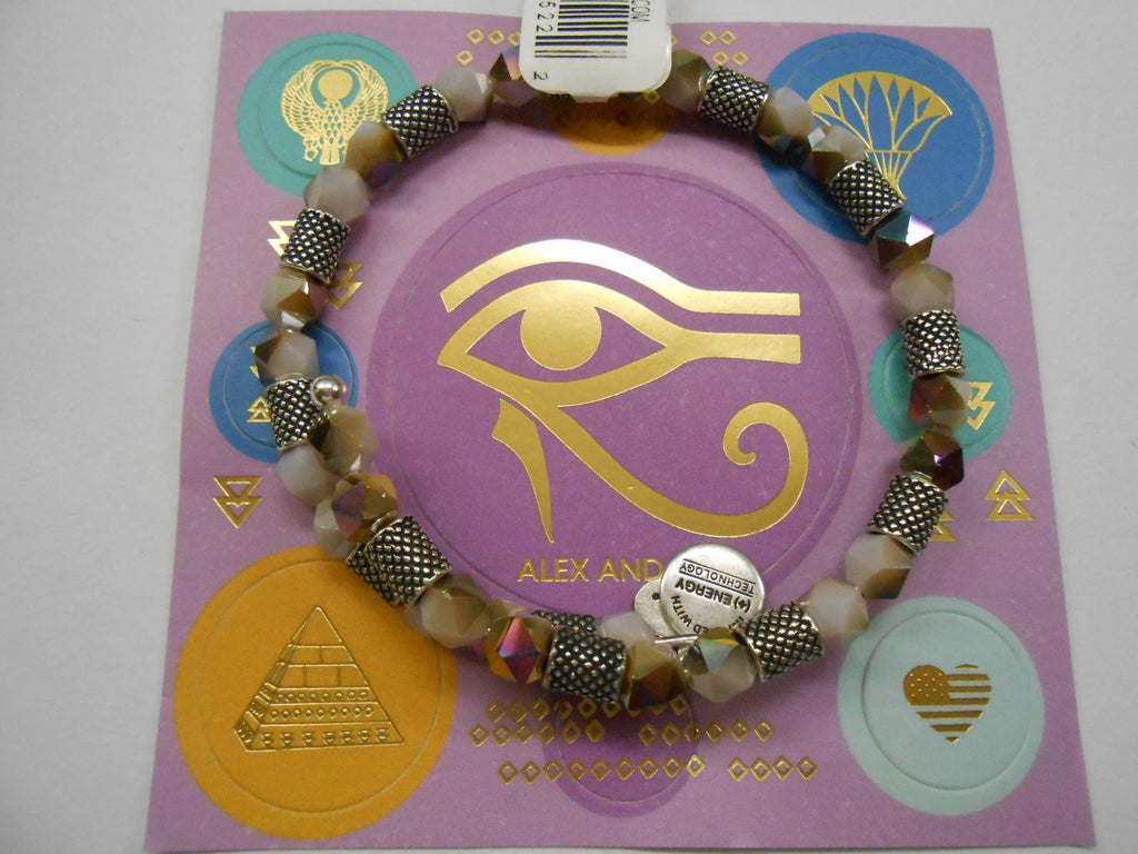 Alex and Ani Womens Ruler Wrap, Robin Bangle Bracelet