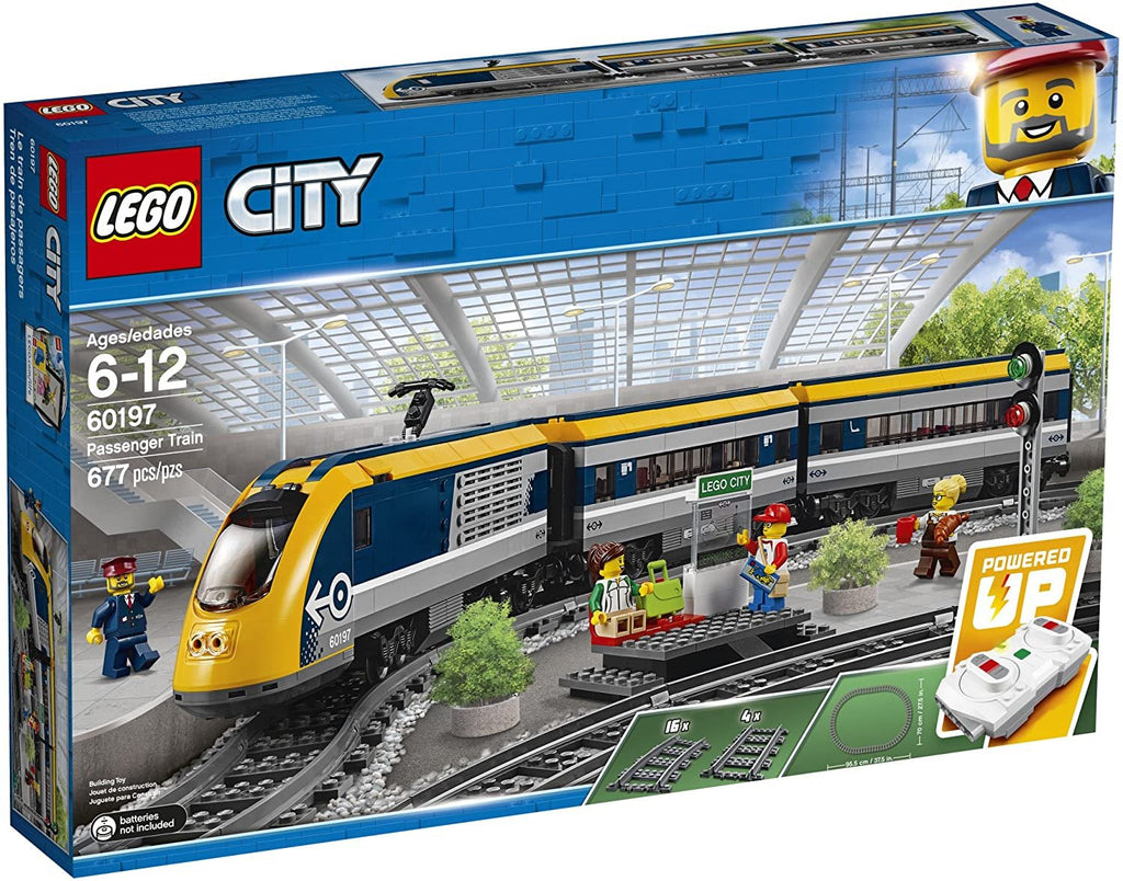LEGO City Passenger Train 60197 Building Kit (677 Pieces), Standard