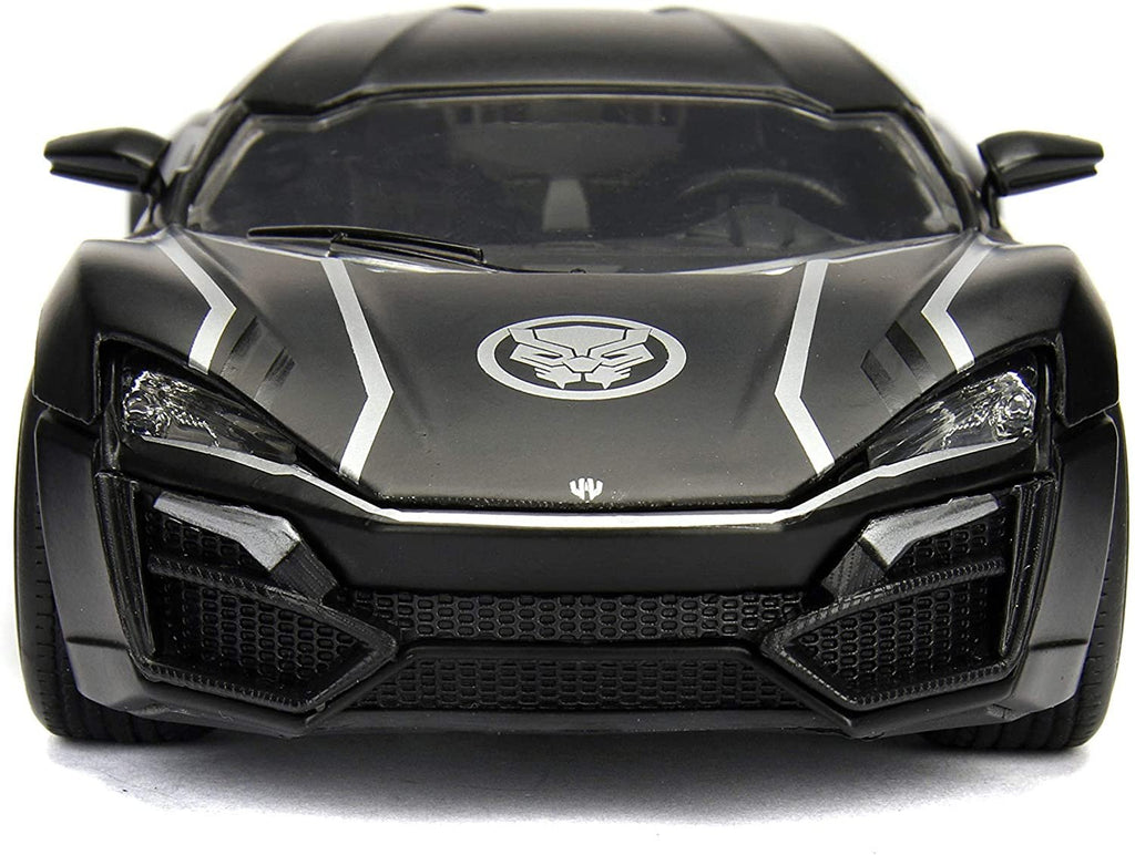Jada Toys Marvel Black Panther & W Motors Lykan Hypersport DIE-CAST Car, 1: 24 Scale Vehicle & 2.75" Collectible Metal Figurine