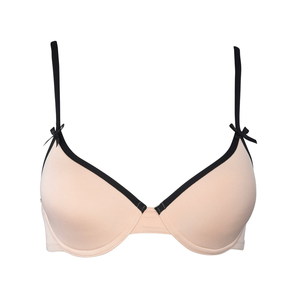 essie Women's T-Shirt Bras Full Coverage Lace 2-Pack Nylon/Spandex Underwire Molded