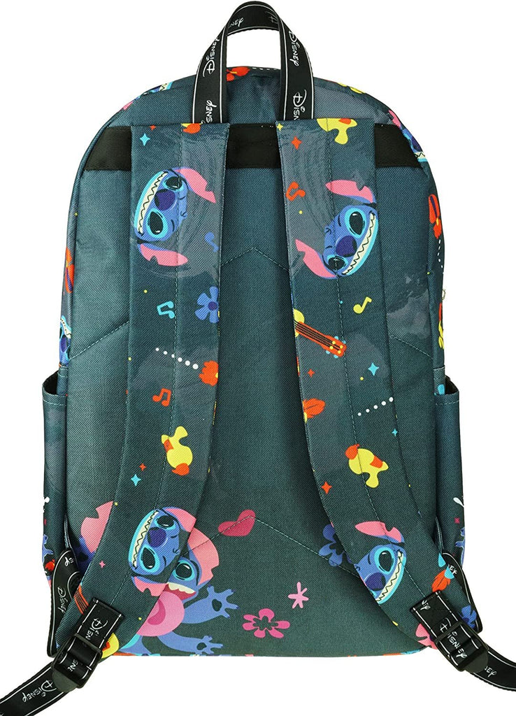 KBNL Classic Disney Winnie The Pooh Backpack with Laptop Compartment for School, Travel, and Work, Multicolor (A22208-WTP)