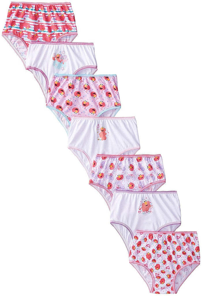 Sesame Street Girls Elmo Toddler 7pk Panty