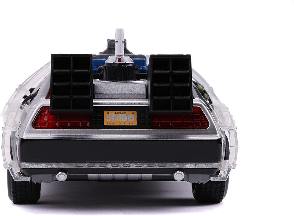 Jada 1:24 Diecast Back to The Future 2 Time Machine with Lights