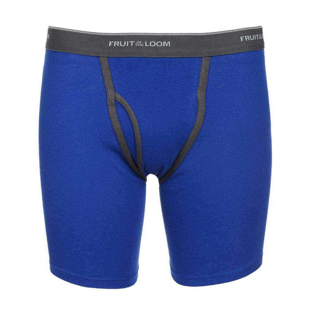 Fruit of the Loom 12-Pack Mens Boxer Briefs Underwear RANDOM COLORS