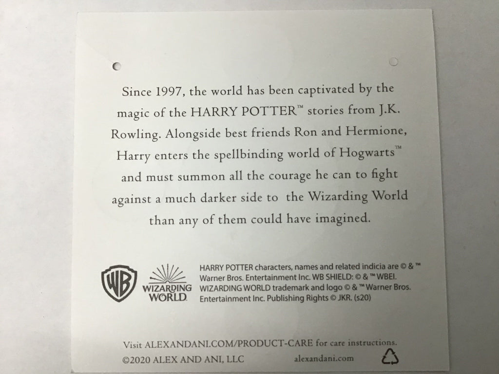 Alex and ANI Harry Potter Bangle Bracelet Silver/Until The Very End One Size