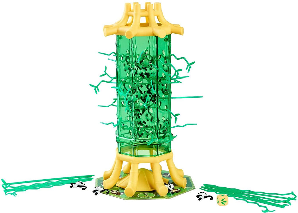 Mattel Games Kerplunk Pandas Kids Game with Pagoda Tower, Bamboo Sticks & Toy Bears, Kids Gift Ages 5 Years & Older