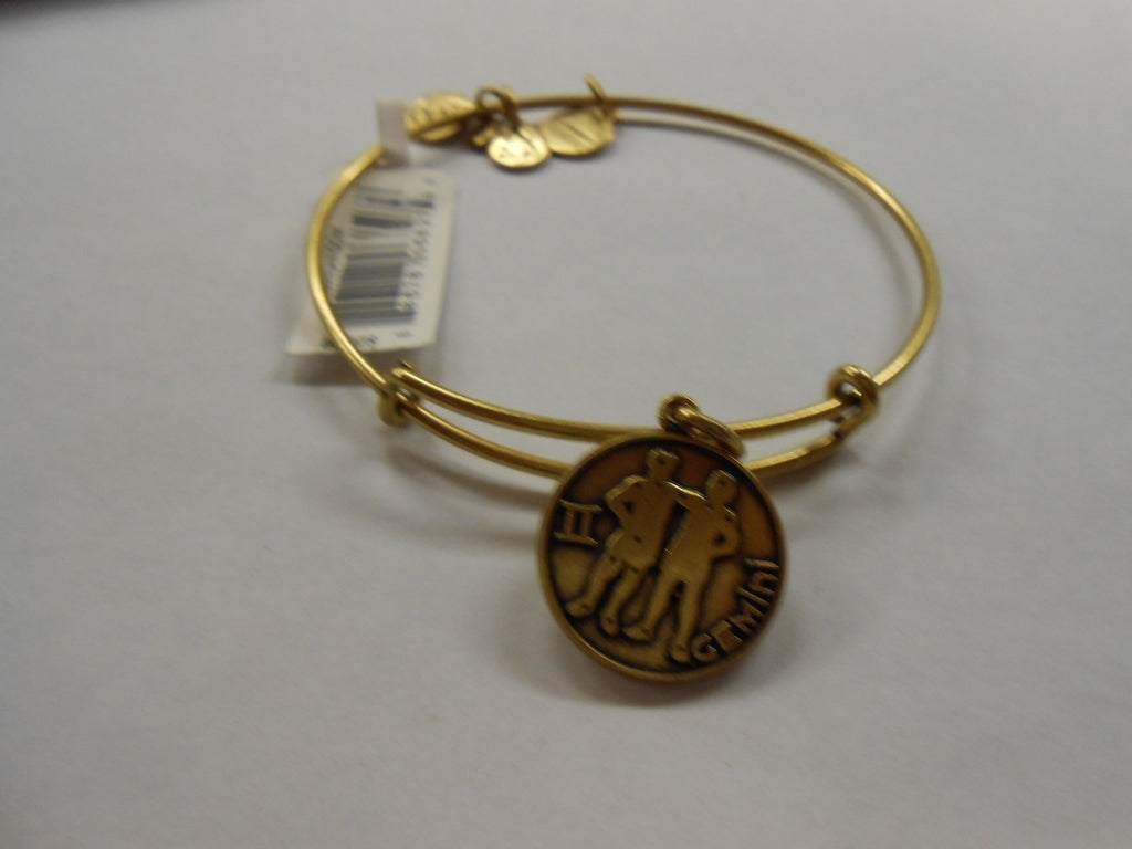 Alex and Ani GEMINI II Zodiac Expandable Wire Bracelet Rafaelian GOLD NWTB&C